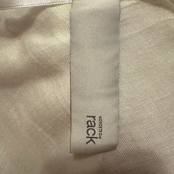 Nordstroms Fringed Out Long Cape in White - Picture 7 of 7